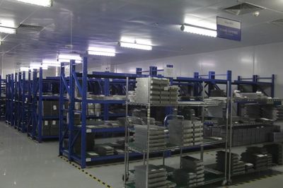 產品放置區一角。